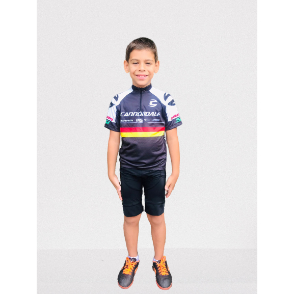 Camisa Ciclismo MTB Cannondale Alemanha Infantil Camiseta Ciclista em Oferta na Shopee