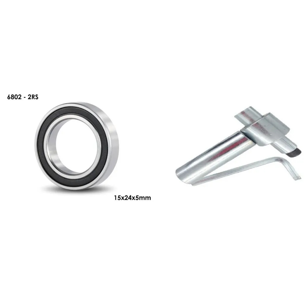 Saca Rolamento Inf 6802 Câmbio Electrolux 15kg + Rolamento