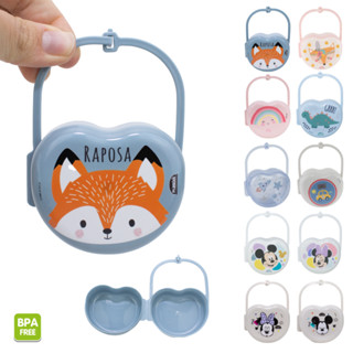 Porta Bico Chupeta De Plástico Com Alça Bebê Infantil Baby Plasútil Várias Estampas e Cores Lindas