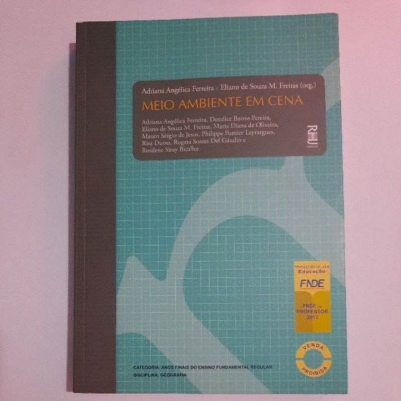 Livro Meio Ambiente em cena - Adriana Angélica Ferreira e outros