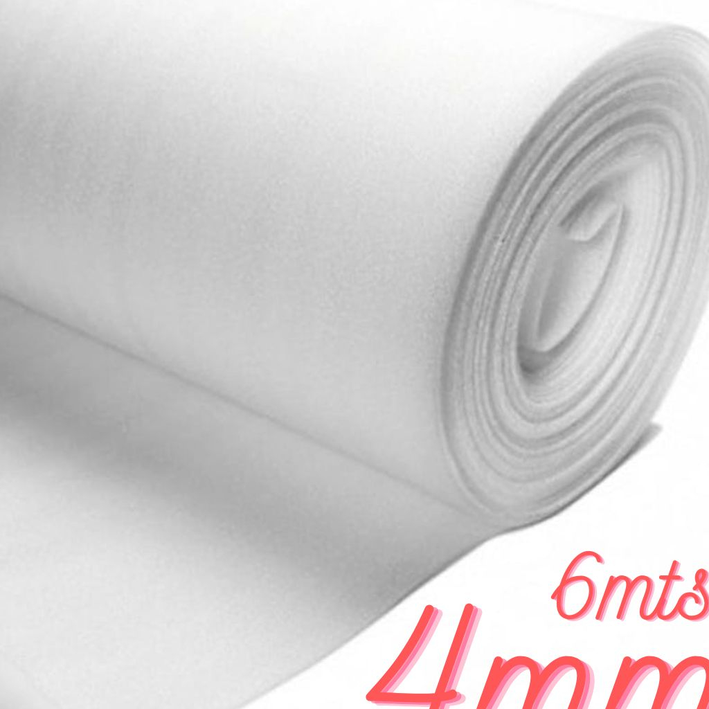 Manta 4mm x 6mts de Polietileno para piso laminado expandido espuma pack embalagens