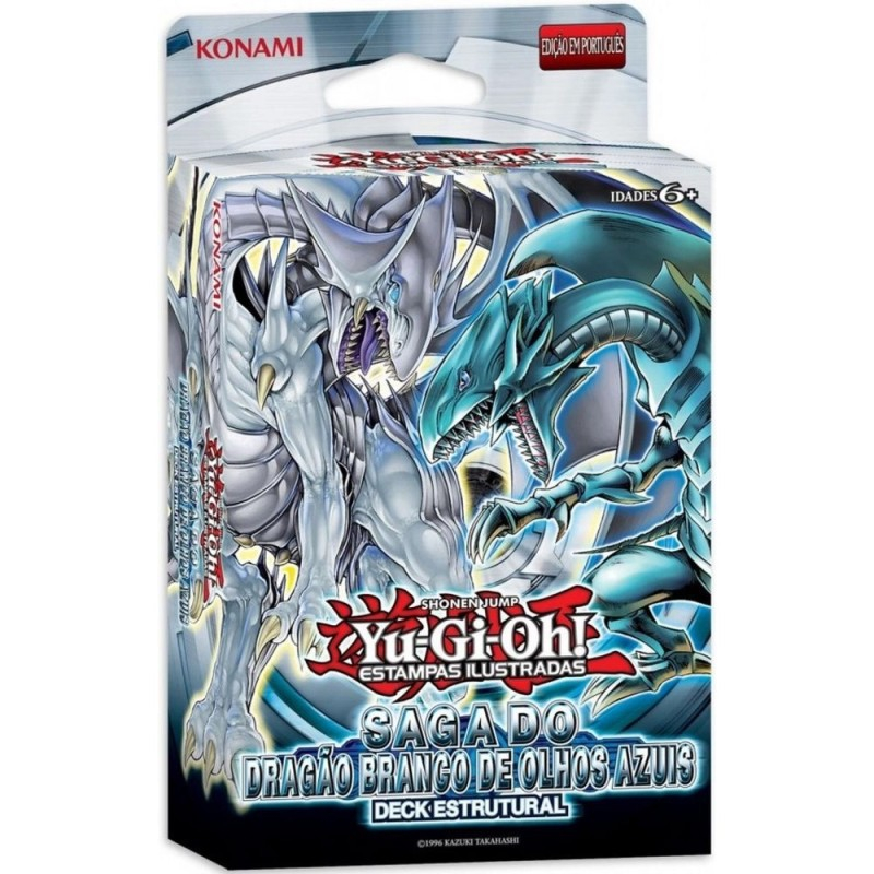 Deck Estrutural Yu-Gi-Oh! Saga do Dragão Branco de Olhos Azuis cards cartas konami yugioh português