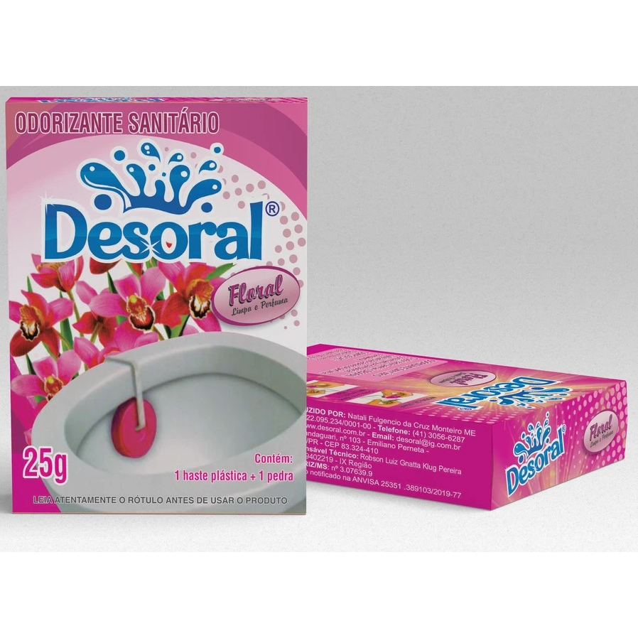 Odorizante Pedra Sanitária 25g Desoral