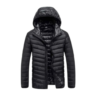 jaqueta Puffer Matelassê Masculina Capuz Removivel impermeável em Oferta na Shopee