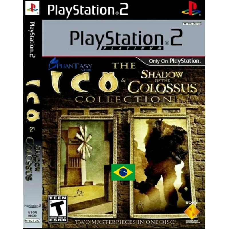 Ico & Shadow of the Colossus dublado e legendado em português para PlayStation 2 PS2 desbloqueado