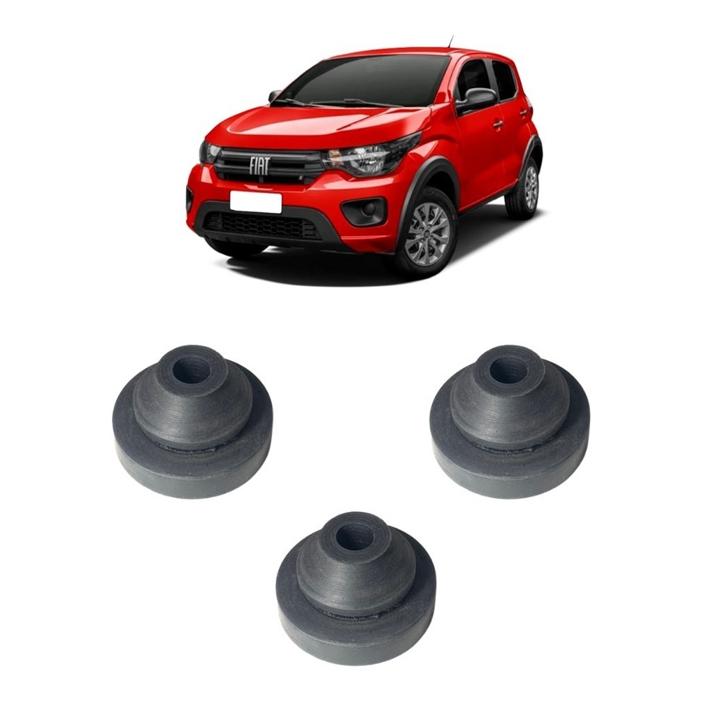 Coxim Borracha Caixa Filtro Ar Novo Uno Linha Fiat 3 Peças em Oferta na Shopee