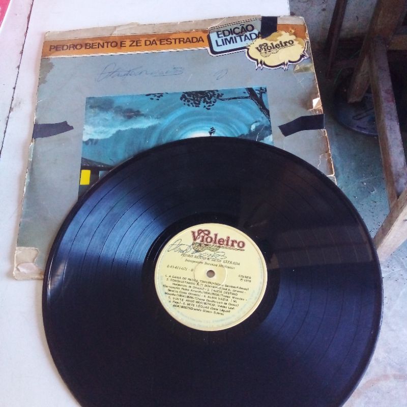 Disco vinil Pedro Bento e Ze da Estrada edicao limitada violeiro