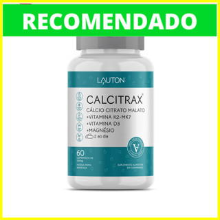 IMPERDIVEL LIQUIDAÇÃO Calcitrax Calcio 60 Capsulas Lauton Nutrition - Envio em 24hrs + Frete Gratis