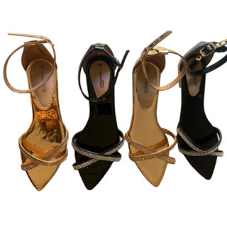 Kit 2 Sandálias Rasteira Strass Bico Folha Casual Confortável Elegante Moda Feminina Tenência Blogueira 2023 em Oferta na Shopee