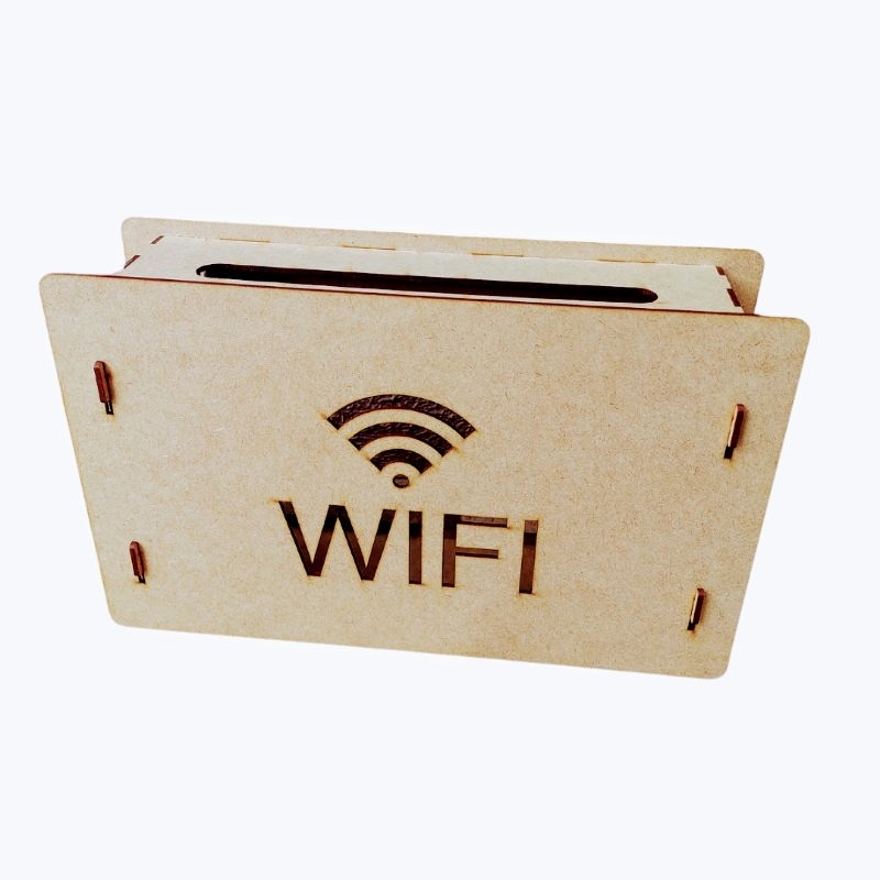 Suporte Para Roteador Wireless Organizador Wifi Decorativo cru