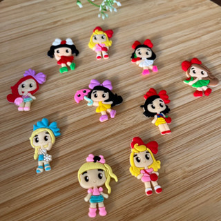 Aplique emborrachado Kit Bonecas - pacote com 10 unidades 3 cm aplique para laço festa infantil