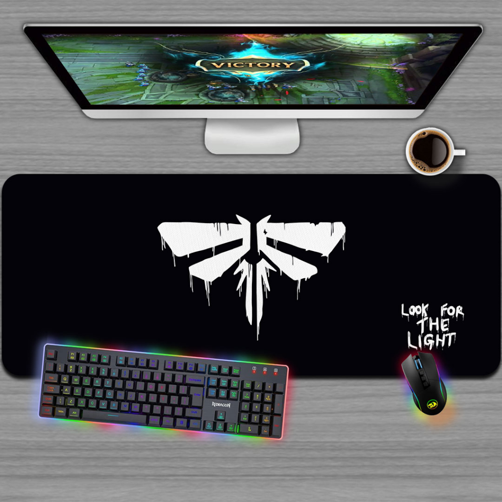 Mousepad Gamer, Tamanhos Variados - Look For The Light Vagalumes The Last Of Us