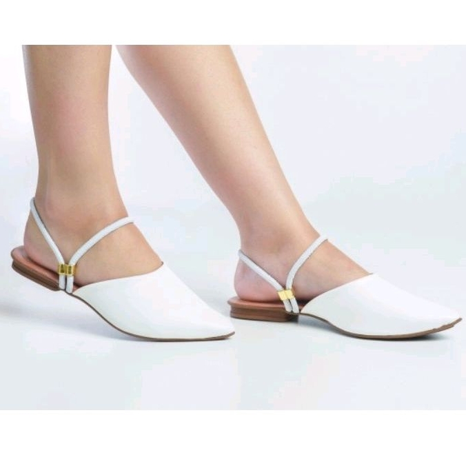 Mule 2 em 1 Sandalia E Sapato Muller Rasteira Sapatilha Bico Fino Feminino Confortavel Ajustável