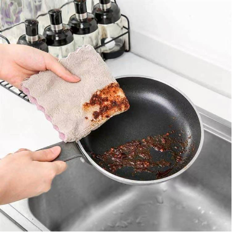 5 KIT Pano De Prato Forte Absorção De Água Microfibras Casa Pano De Limpeza Promoção