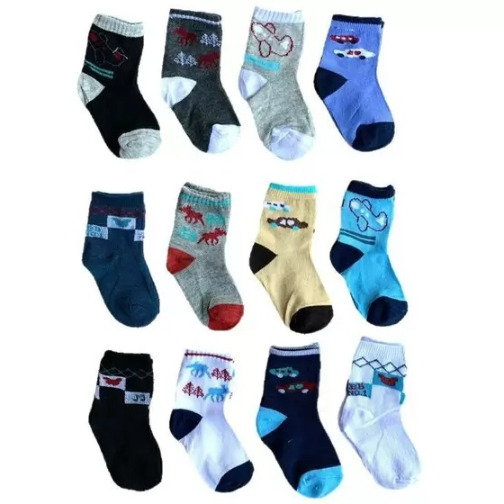 Kit 3 Pares Meias Infantil Unissex Cano Longo 2 a 10 Anos Para Crianças Menino Menina Meia Barato Presente Frio Inverno