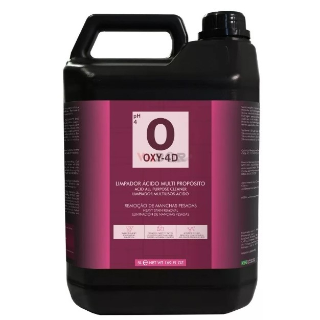 Oxy2 Limpador Easytech 5L Tira Manchas Banco Couro Tapete