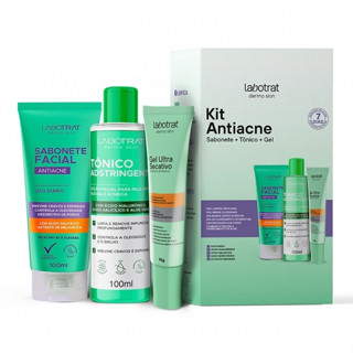 Kit Facial Antiacne - 3 Itens - Labotrat em Oferta na Shopee