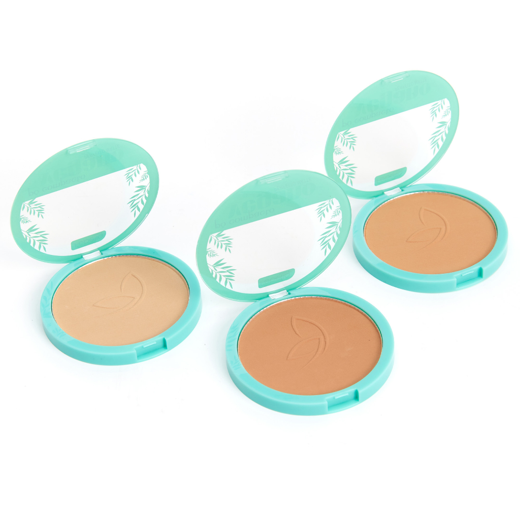 Pó Compacto Vegano Febella Matte Perfeito e Longa Duração para Todos os Tons de Pele