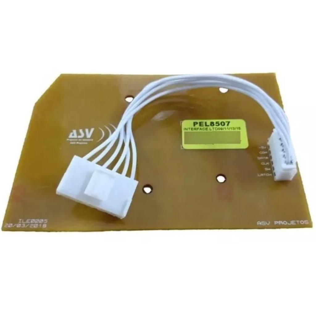 Placa Eletrônica Interface Lavadora Electrolux 64503063
