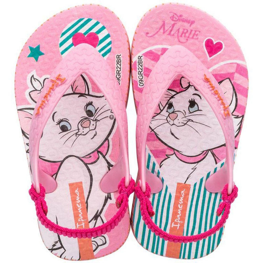 Chinelo Baby Disney Marie Guarda do Leão Bambi Ipanema Rosa