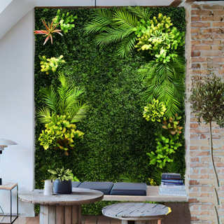 Placa de Folhagens Artificial Buchinho Jardinagem Decoração 60x40 - CT6312 em Oferta na Shopee