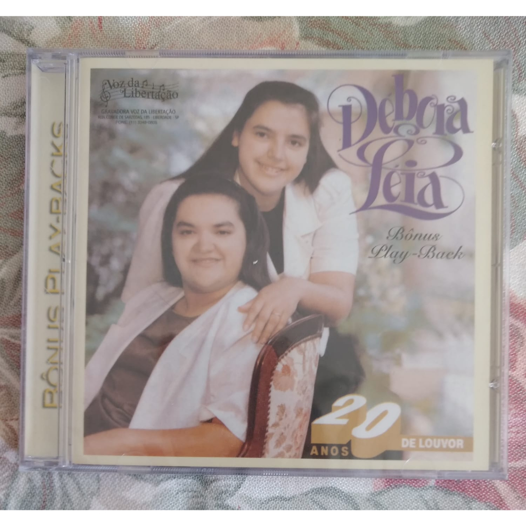 CD DÉBORA E LÉIA - 20 ANOS DE LOUVOR - LACRADO