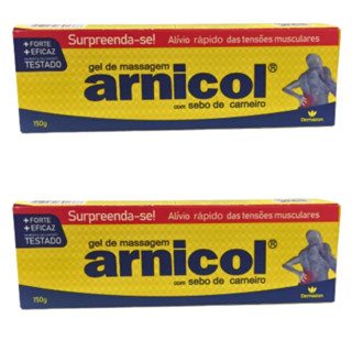 ARNICOL GEL DE MASSAGEM COM SEBO DE CARNEIRO ARNICOL 150gr DEMAZON KIT COM 2 UND