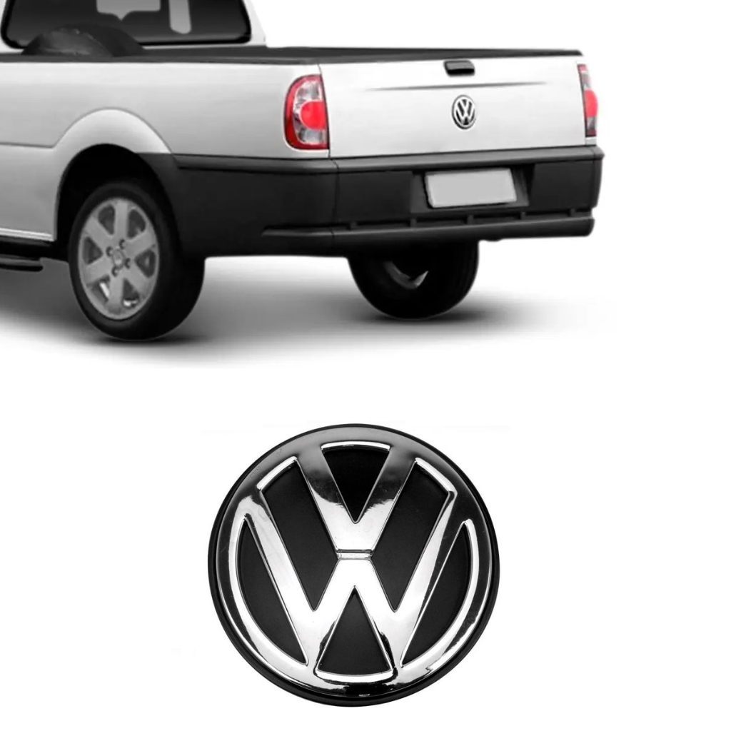 Emblema Vw Tampa Traseira Porta Mala Saveiro G4 2006/2013