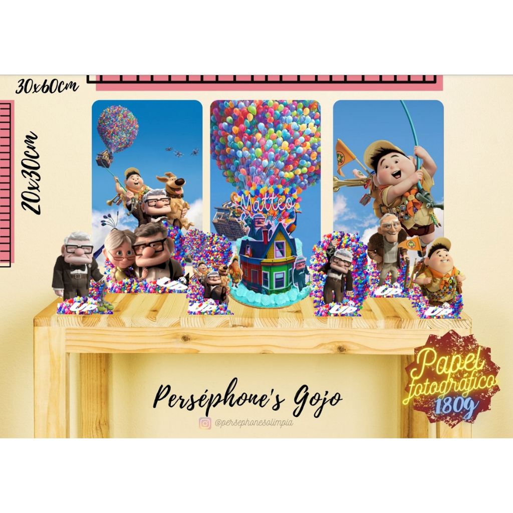 Kit é só um Bolinho Tema Up Altas Aventuras em Oferta na Shopee