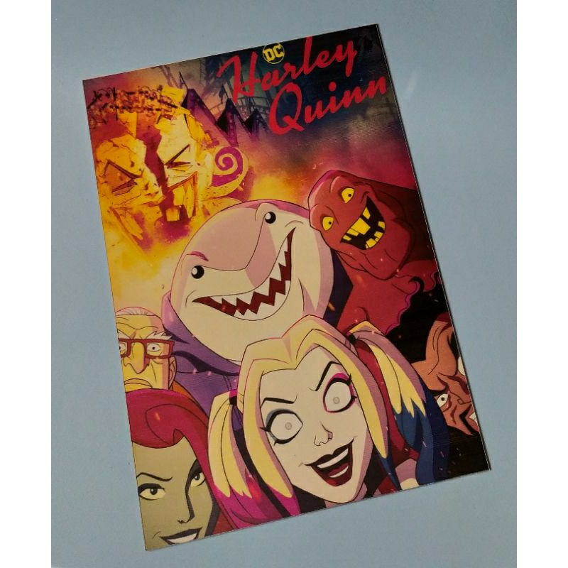 Placa Personalizada Série Animada Harley Quinn Arlequina Geek Nerd