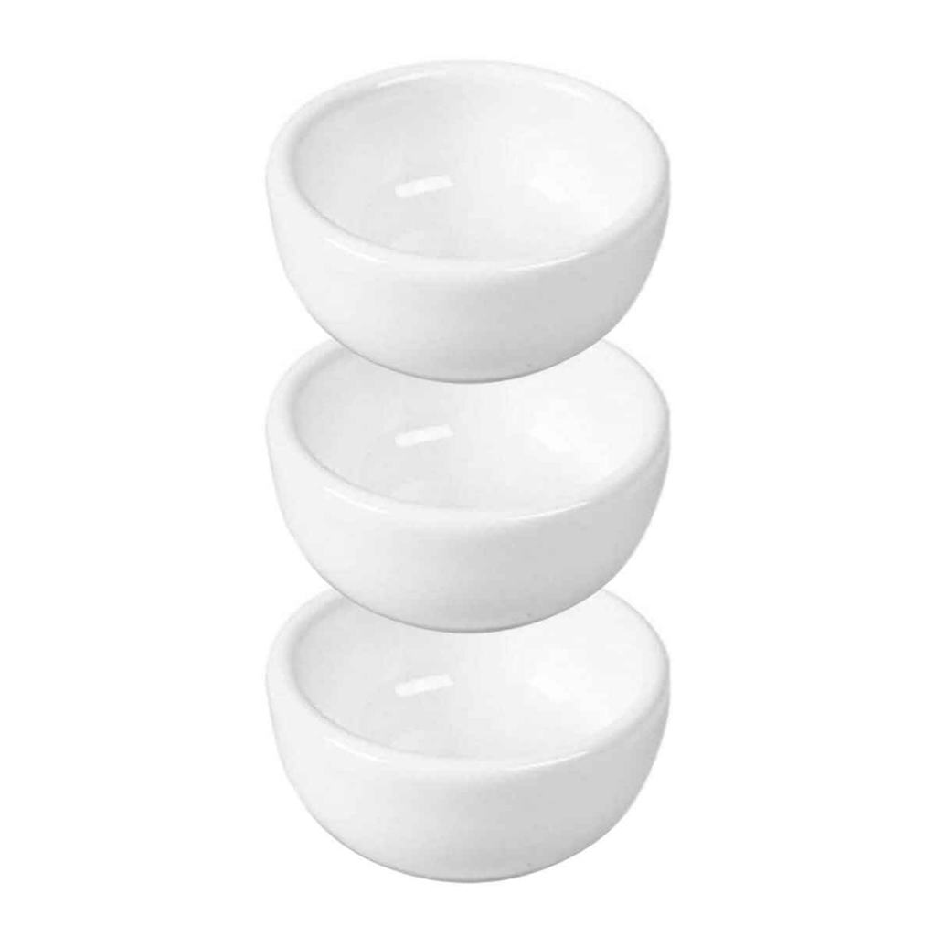 Kit 3x Cubeta Porcelana 40mL Autoclavável Estética - Peelings, Máscaras, Mistura Pó Liquido Gel Henna em Oferta na Shopee