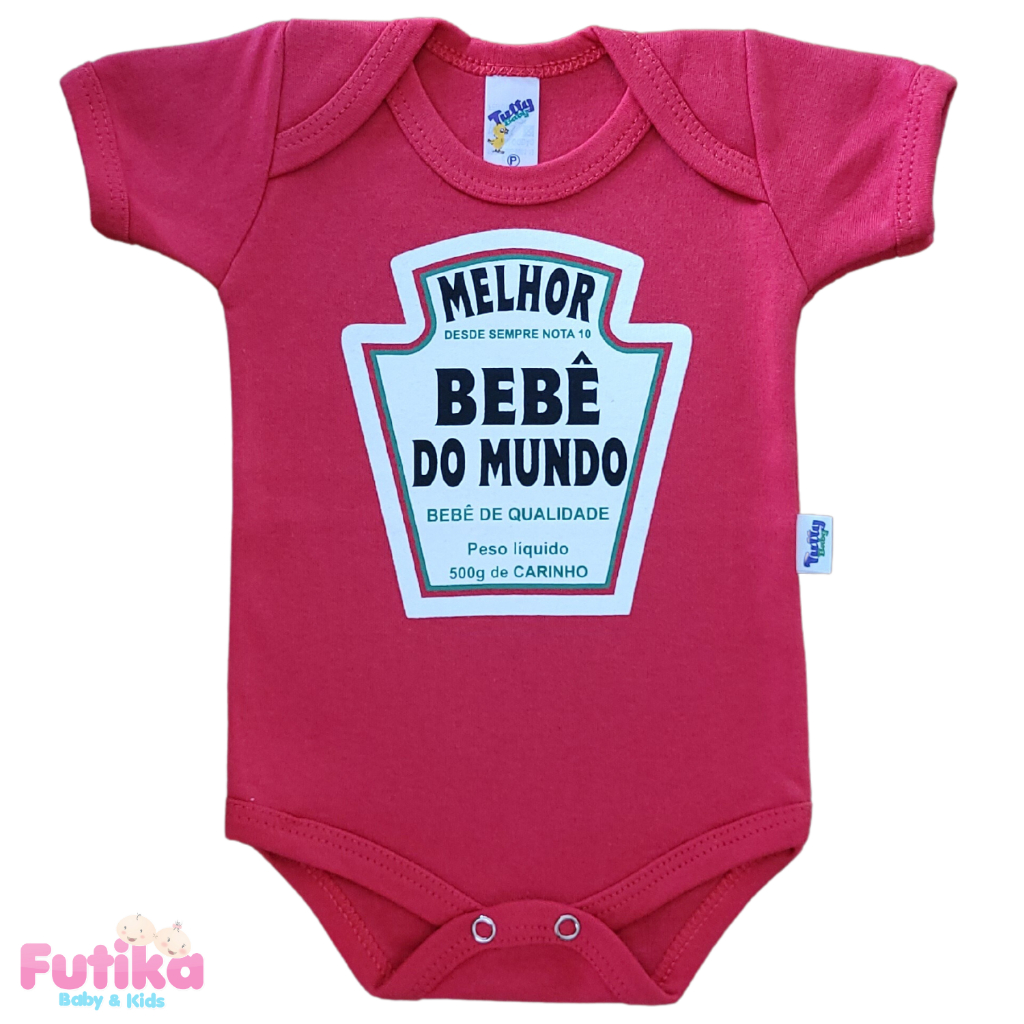 Body Bebê Melhor Bebê Ketchup Frase Divertido Temático Presente I Antil 100% Algodão Bori Bore Recém Nascido — R$ 23,90 em Shopee