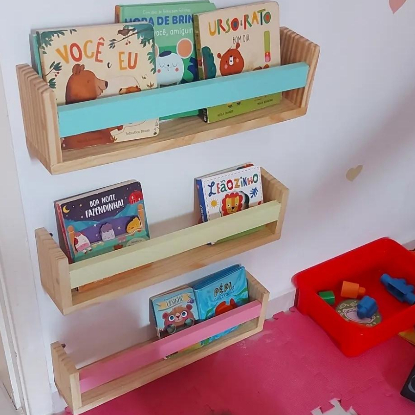 Kit com 3 Prateleiras Nicho Organizador