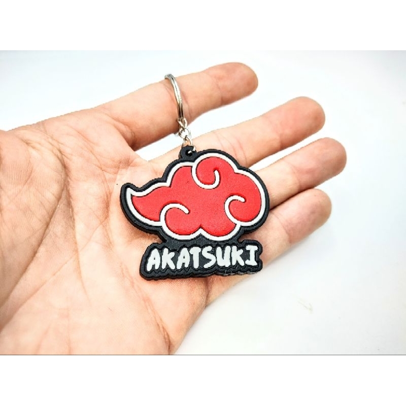 Chaveiro Akatsuki 1un Naruto Emborrachado Bolsa Mochila Uso