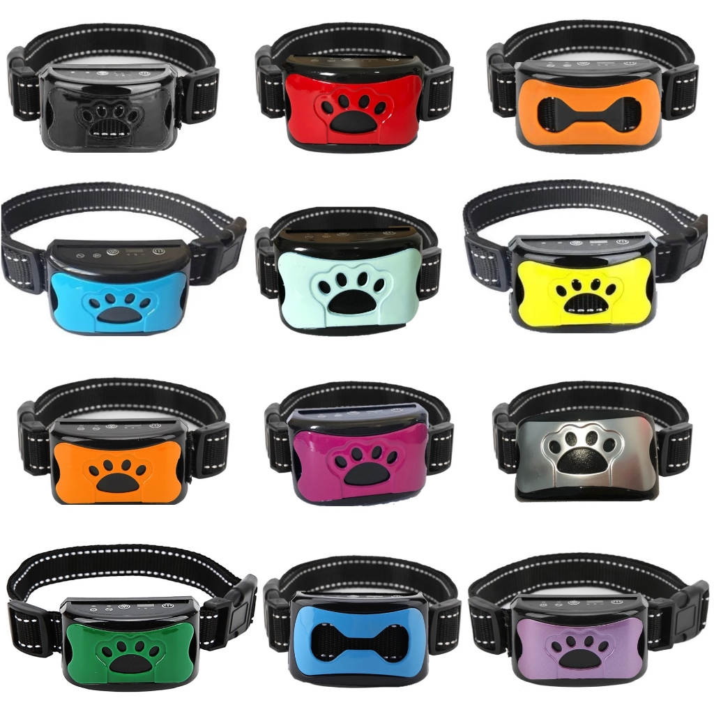 Coleira Recarregável Adestramento Anti Latido Sem Choque Várias Cores