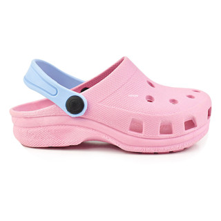 Sandália Babuche Crocs Rosa com Azul BB Varias Cores Menina Menino Modinha