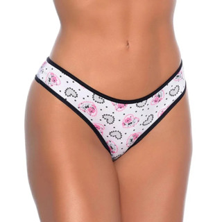 Kit 10 Calcinhas Microfibra Tanga Conforto Sexy