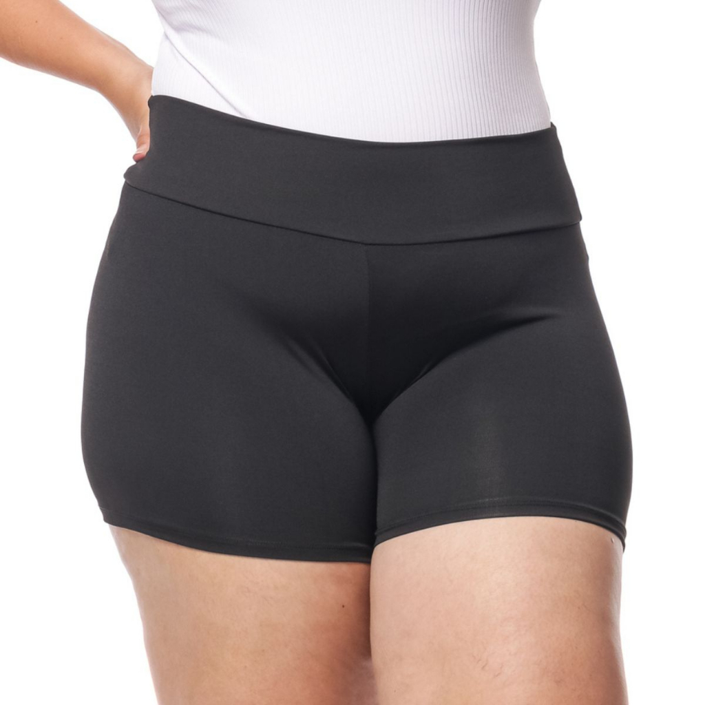 Short Plus Size legging academia esporte lazer