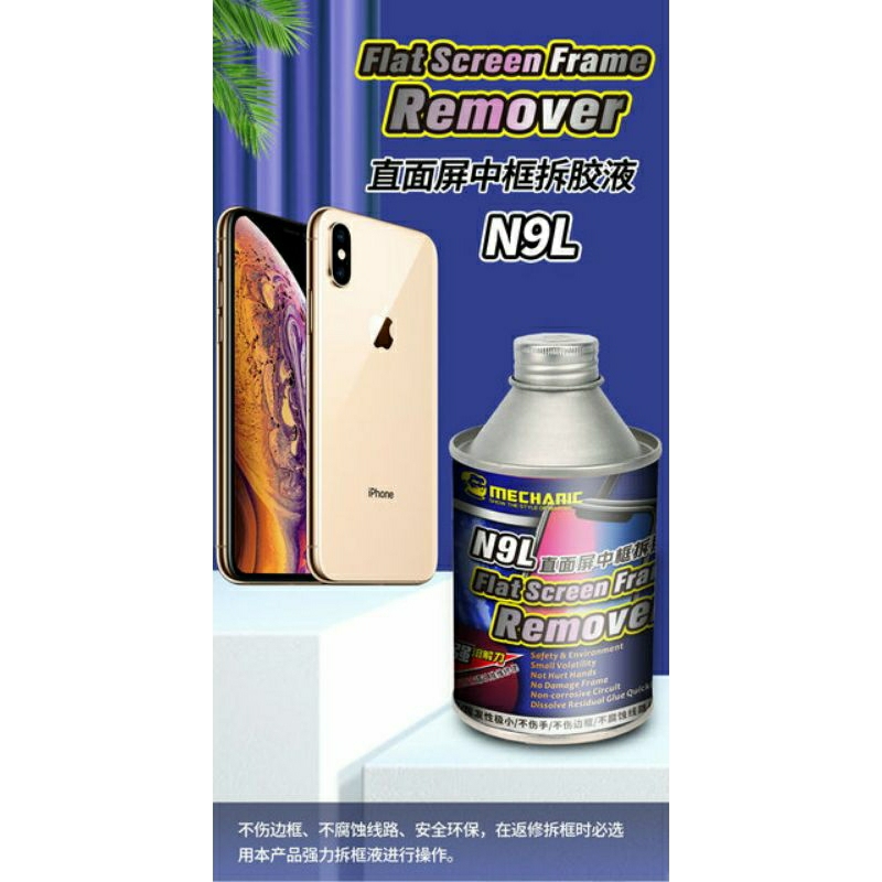 limpa   Cola celular Moldura E Frame Tela Mechanic N9l 300ml