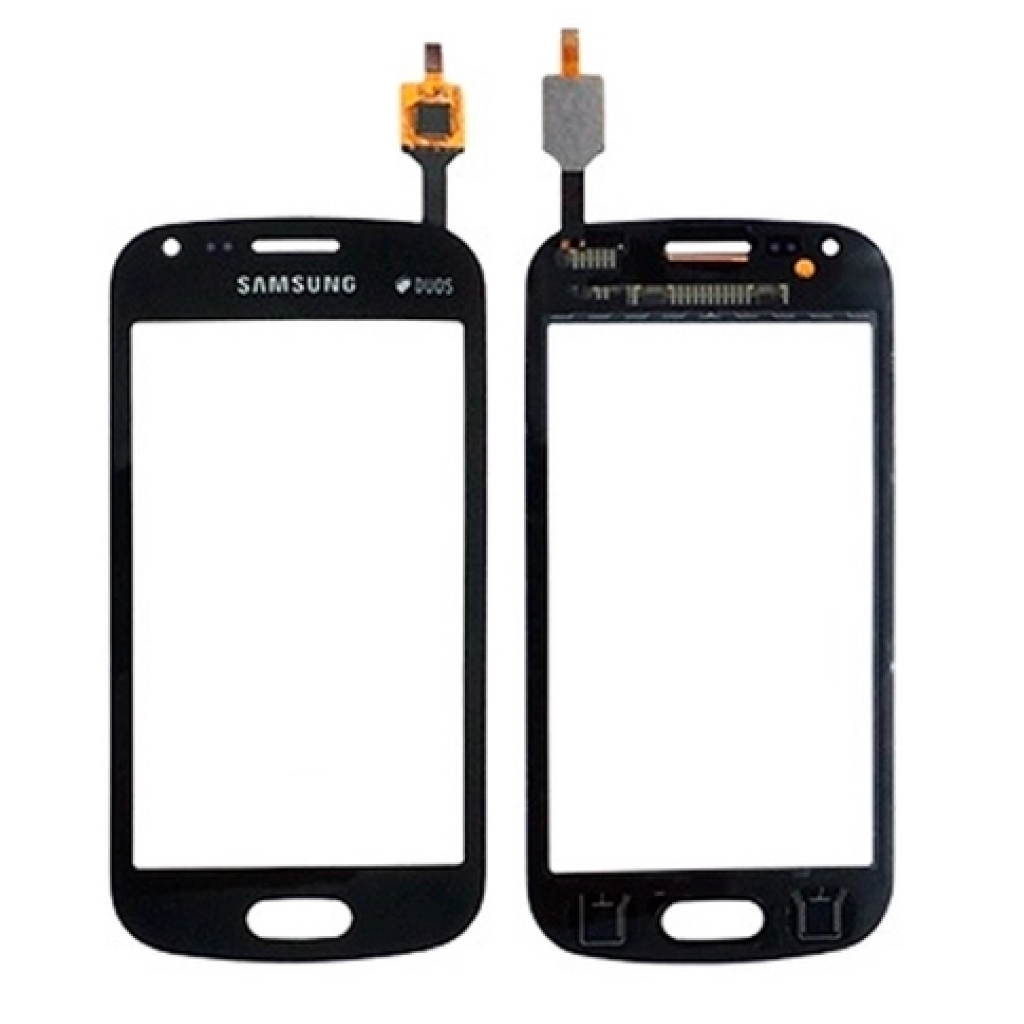 Peça Tela Vidro Touch compatível com  Samsung S Duos 2 Galaxy S7582 / S7580 - Preto