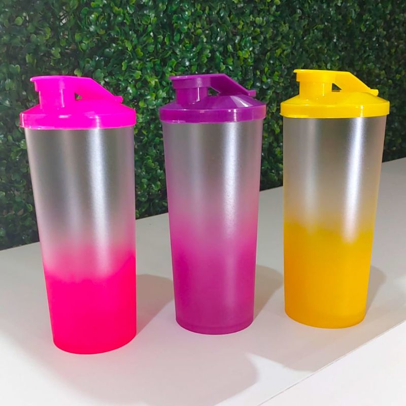 kit c/ 20 Copos Long Drink 350ml Com Tampa Shake