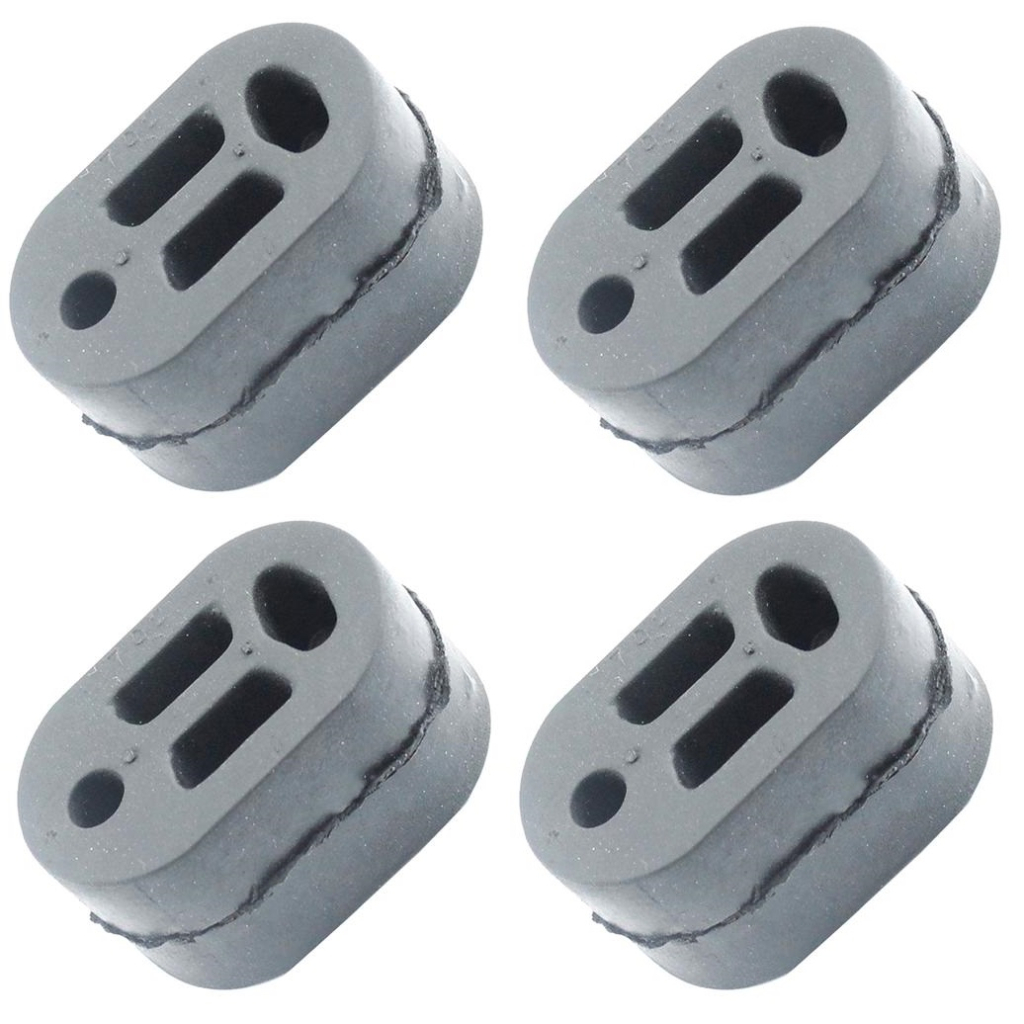 Kit 4 Coxim Borracha do Escapamento Peugeot 206 207 Reforçada 4 pç