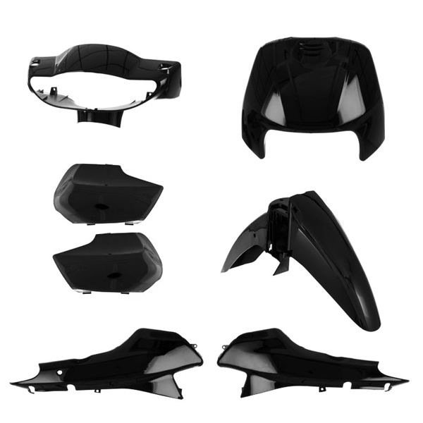 Kit Carenagem 5 Peças Cromo Forte Biz 100 1998/05