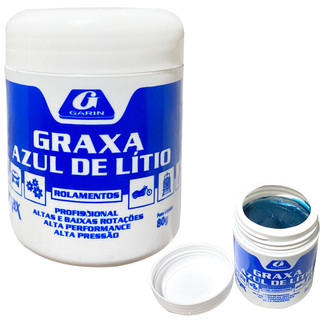 Graxa Azul De Lítio Para Rolamento Profissional Garin 80g