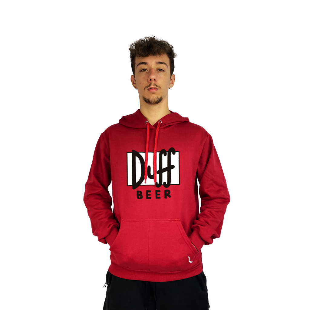 Moletom capuz bolso feminino masculino DUFF Beer