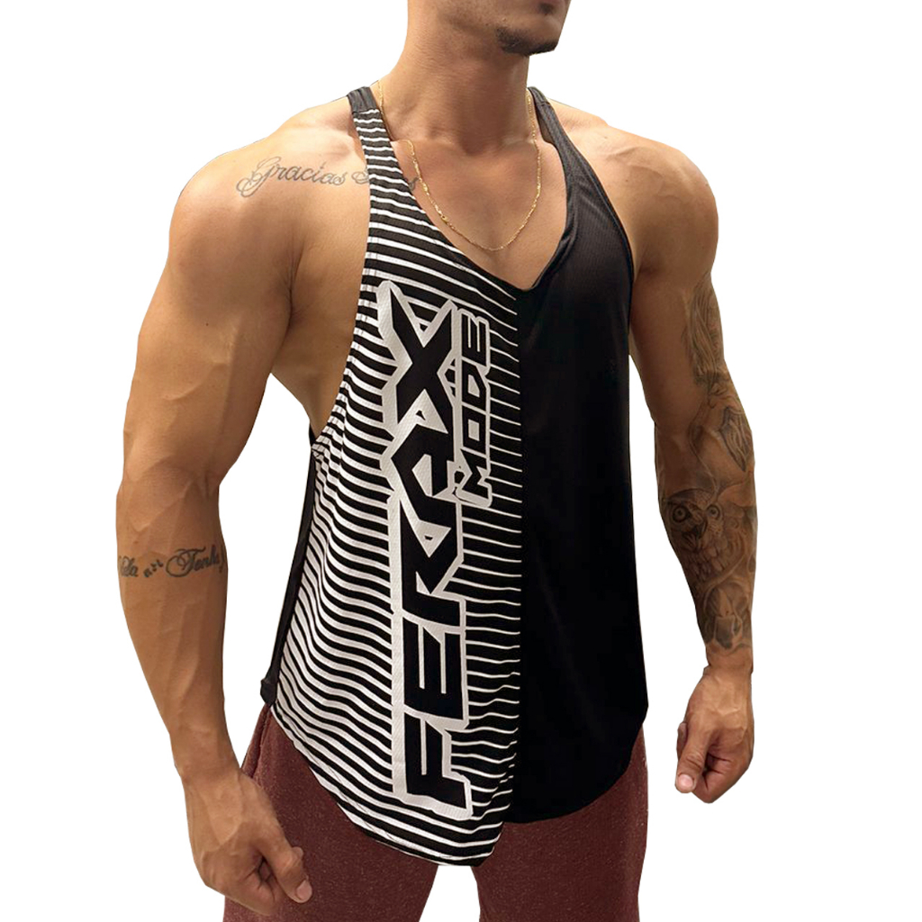 Regata Cavada Masculina Ferax Academia Fitness Musculação