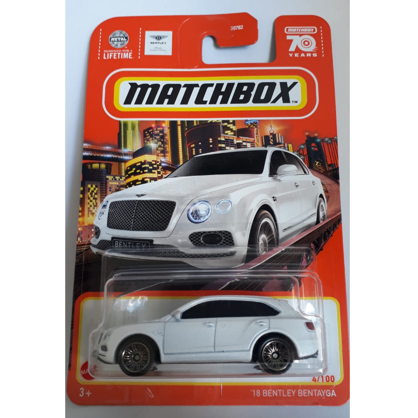 '18 Bentley Bentayga - 2023 - Matchbox - Mattel - 70 Anos - Lote D - Miniatura