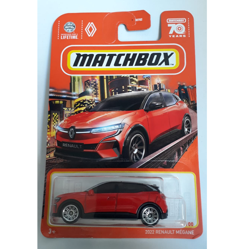 2022 Renault Mégane - 2023 - Matchbox - Mattel - 70 Anos - Lote D - Miniatura