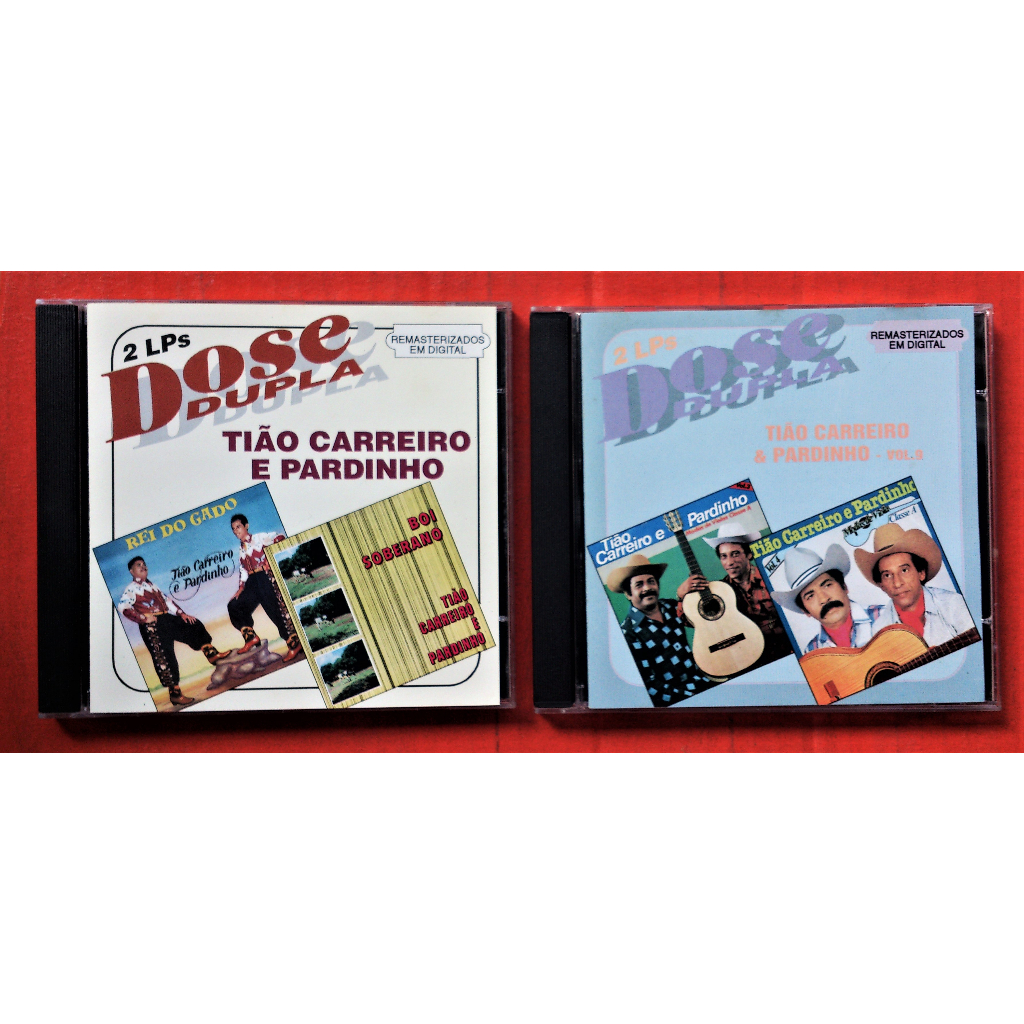 Cd Tião Carreiro e Pardinho - Rei do Gado + Vol 9 - Dose Dupla