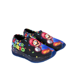 TÊNIS INFANTIL MACIO LUZ LUZINHA LUZES LED SUPER MARIO SOLADO COLORIDO MEIA CALCE FÁCIL LUIDE WORLD
